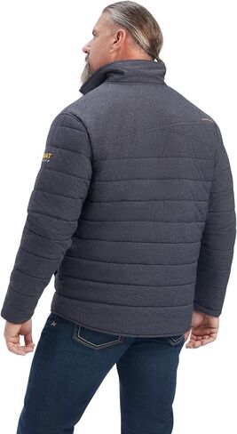 ARIAT Men's Rebar Valiant Stretch Canvas Water Resistant Insulated Jacket in Saudi Arabia