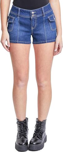 YMI womens Women's Low Rise Denim Shorts With Side Patch Pockets Shorts in Saudi Arabia