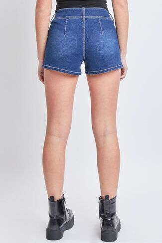 YMI womens Women's Low Rise Denim Shorts With Side Patch Pockets Shorts in Saudi Arabia