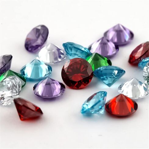 JINGANGZUO حجم 1.0 مللي متر-12.0 مللي متر مكعب مستدير من حجر الزركونيوم مزيج 5 ألوان AAAAA أحجار تشيكوسلوفاكيا فضفاضة لصنع المجوهرات in Kuwait