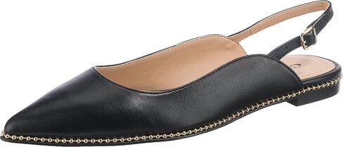 Coach Women's VAE Leather Skimmer Ballet Flat in Saudi Arabia