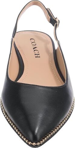 Coach Women's VAE Leather Skimmer Ballet Flat in Saudi Arabia