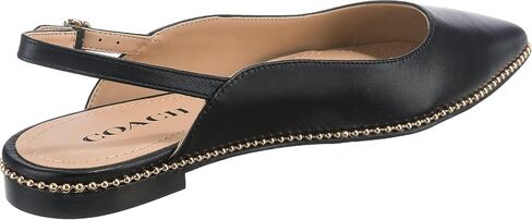 Coach Women's VAE Leather Skimmer Ballet Flat in Saudi Arabia