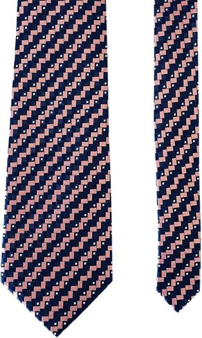 Extra Long Fashion Tie Multicolor Plaid Men's Woven Jacquard Handmade XL Necktie in Kuwait