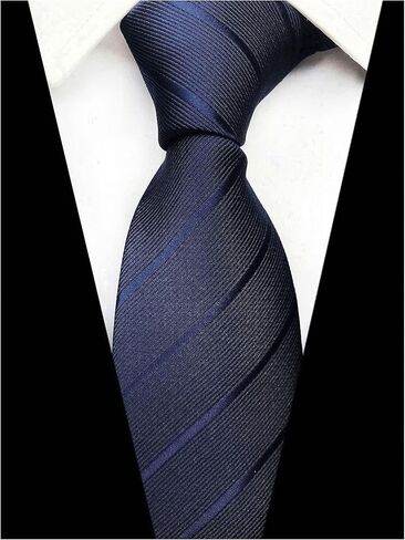 FULFILWIN Men's Modern Striped Patterned Formal Ties College Daily Woven Neck Ties For Wedding in Saudi Arabia
