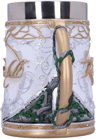 Nemesis Now Officially Licensed Lord of The Rings Rivendell Tankard, White, 15.5cm in Saudi Arabia