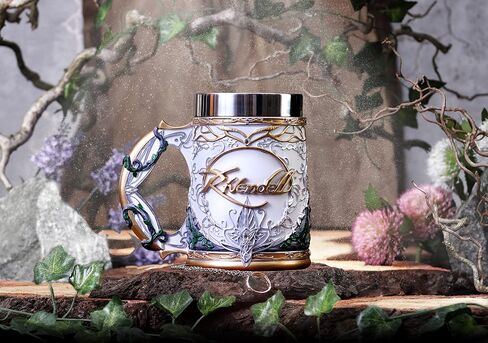 Nemesis Now Officially Licensed Lord of The Rings Rivendell Tankard, White, 15.5cm in Saudi Arabia