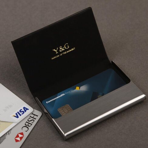 Y&G YDC0632 حافظة بطاقات الائتمان من الجلد الاصطناعي باللون الأسود من موردي حافظة بطاقات الملابس الرسمية in Kuwait