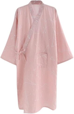 SIQITECHNO الرجال كيمونو رداء القطن يوكاتا سبا ساونا البشكير ملابس خاصة ثوب الكيمونو الياباني للنساء المتسكعون ثوب النوم خلع الملابس in Kuwait