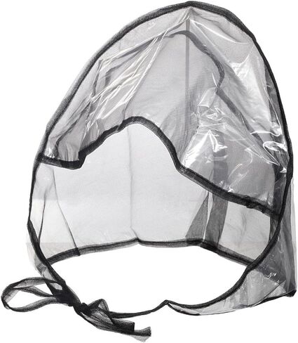 La Mart Women's Rain Bonnet With Full Cut Visor & Netting O/S Black in Saudi Arabia