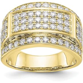 خاتم الماس للخطوبة والزفاف من Diamond2Deal من الذهب عيار 14 أو 10 قيراط للرجال in Saudi Arabia
