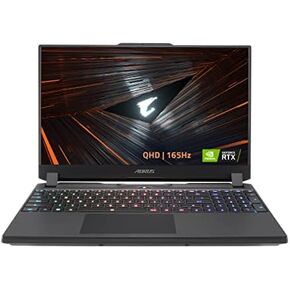 كمبيوتر محمول للألعاب GIGABYTE AORUS 15 XE4 15.6 بوصة QHD 165 هرتز، Intel Core i7-12700H 2.3 جيجا هرتز، 16 جيجا رام، 1 تيرابايت SSD، NVIDIA GeForce RTX 3070 Ti 8 جيجا، ويندوز 11 هوم، أسود in Saudi Arabia
