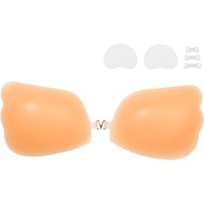 حمالة صدر لاصقة من Wealurre من السيليكون بدون حمالات بدون حمالات للنساء قابلة لإعادة الاستخدام حمالة صدر غير مرئية in Kuwait