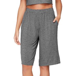 WiWi Soft Sleep Shorts for Women Bamboo Viscose Pajama Bottoms Lounge Plus Size Lightweight Short Pants S-3X