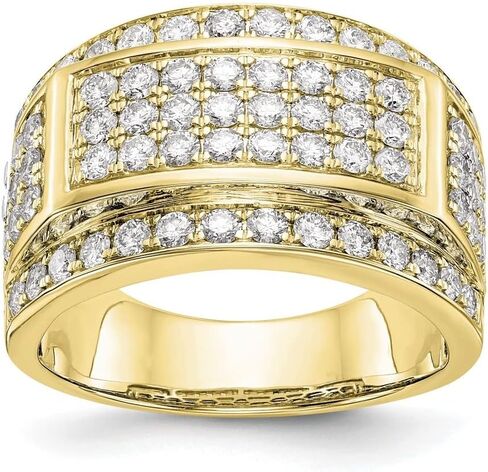 خاتم الماس للخطوبة والزفاف من Diamond2Deal من الذهب عيار 14 أو 10 قيراط للرجال in Saudi Arabia