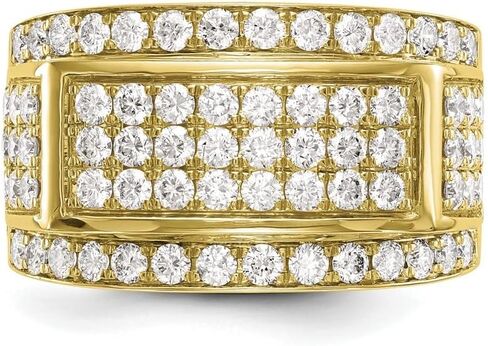 خاتم الماس للخطوبة والزفاف من Diamond2Deal من الذهب عيار 14 أو 10 قيراط للرجال in Saudi Arabia