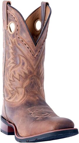 Laredo Mens Kane Square Toe Dress Boots Mid Calf - Brown in Saudi Arabia
