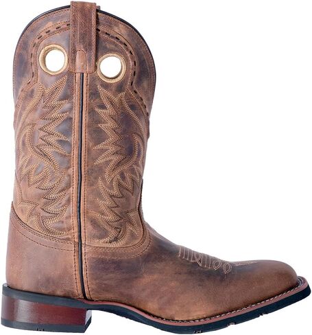 Laredo Mens Kane Square Toe Dress Boots Mid Calf - Brown in Saudi Arabia