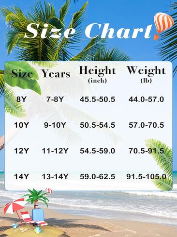 بدلة سباحة RAISEVERN للفتيات قطعة واحدة مع أشرطة متقاطعة بدلة استحمام صيفية ملابس بحر لعمر 7-14 سنة in Kuwait