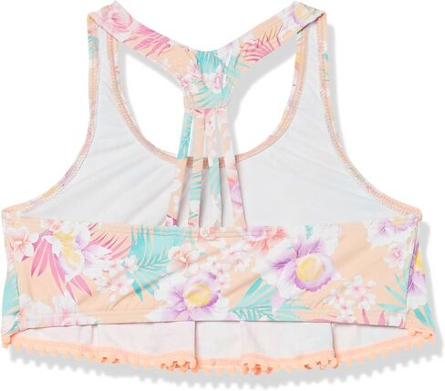 Hobie Girls Hi Neck Crop Bra Bikini Top & Banded Bottom Swimsuit Set in Saudi Arabia