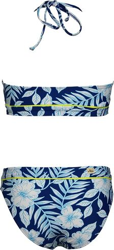 Hobie Girls Hi Neck Crop Bra Bikini Top & Banded Bottom Swimsuit Set in Saudi Arabia