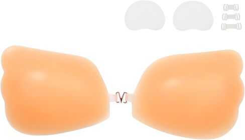 حمالة صدر لاصقة من Wealurre من السيليكون بدون حمالات بدون حمالات للنساء قابلة لإعادة الاستخدام حمالة صدر غير مرئية in Kuwait