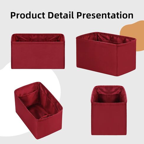 DGAZ Silk Purse Organizer Insert Fits LV Speedy 16/20/25/30/35/45 bags，Silky Smooth Bag Organizer，Luxury Handbag & Tote Shaper（Black，New nano 16） in Saudi Arabia