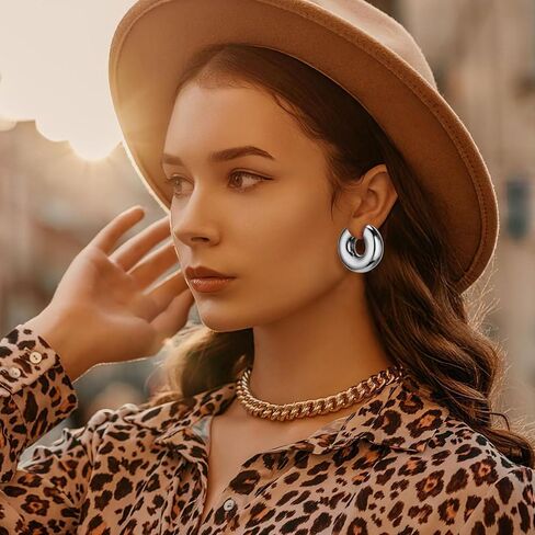 أساور أذن مكتنزة، أساور أذن غير مثقوبة للنساء هدية عيد الميلاد زوج واحد in Kuwait