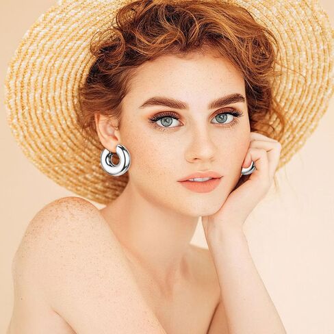 أساور أذن مكتنزة، أساور أذن غير مثقوبة للنساء هدية عيد الميلاد زوج واحد in Kuwait