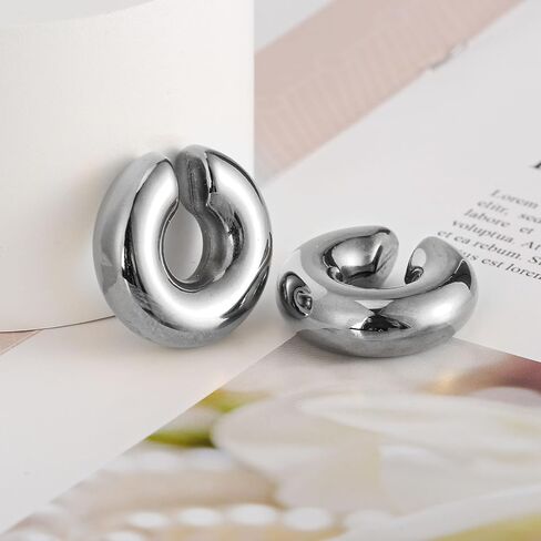 أساور أذن مكتنزة، أساور أذن غير مثقوبة للنساء هدية عيد الميلاد زوج واحد in Kuwait