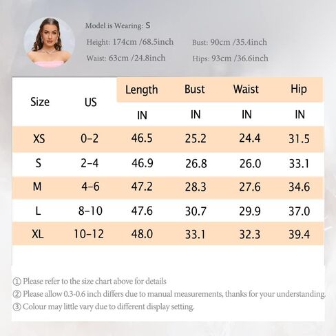 فساتين XinFSh النسائية بدون حمالات مكشكشة كلاسيكية مفتوحة الظهر مشد طويل in Kuwait