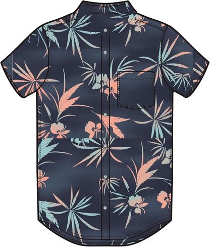 Quiksilver Boy's Fade Out Button Up Woven Shirt Youth in Kuwait
