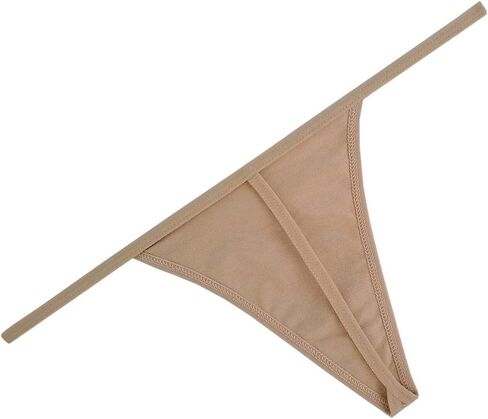 AROOMVE 5Pack Women Sexy Thong Cotton Panty Low Cut G-Strings Seamless Underwear in Kuwait