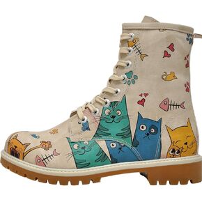 أحذية DOGO الطويلة للنساء - جلد نباتي وتصميم فريد من نوعه، أحذية شتوية نسائية، أحذية نسائية مريحة وأنيقة in Kuwait