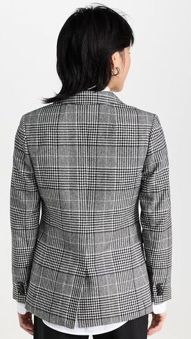 سترة نسائية ذات طية صدر السترة باللون البنفسجي من Madewell in Kuwait