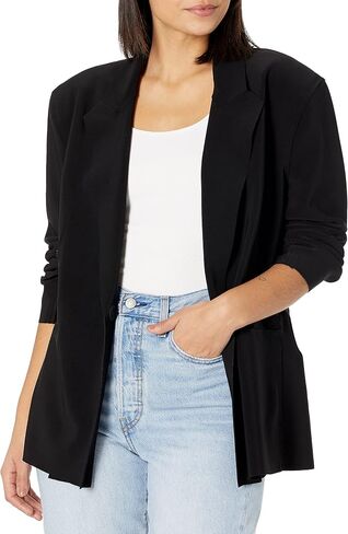 Norma Kamali Women's Single Breasted Straight Fit Jacket in Saudi Arabia
