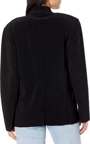 Norma Kamali Women's Single Breasted Straight Fit Jacket in Saudi Arabia