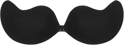 حمالة صدر لاصقة من FREELASS، حمالة صدر غير مرئية لزجة بدون حمالات، أغطية حلمات سيليكون قابلة لإعادة الاستخدام لفستان بدون ظهر أسود in Kuwait