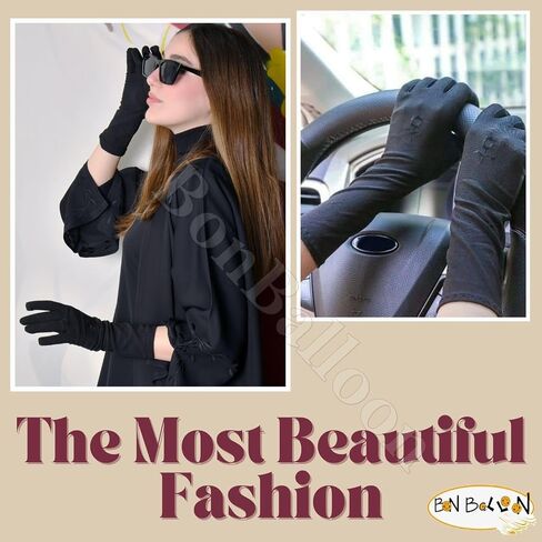 bonballoon Stretch Gloves Sleeves Arm Cover Veil Hijab Hejab Islamic Islam Abaya Muslim in Saudi Arabia