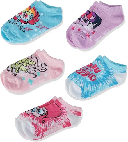 My Little Pony Girls' 5 Pack No Show Socks in Saudi Arabia
