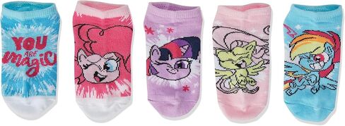 My Little Pony Girls' 5 Pack No Show Socks in Saudi Arabia
