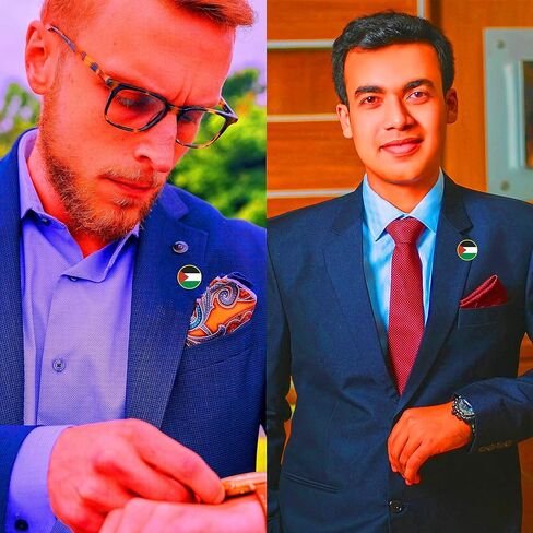 12/25/50/100 قطعة صغيرة مستديرة فلسطين العلم التلبيب دبوس العلم الفلسطيني شارة بدبابيس السائبة in Kuwait