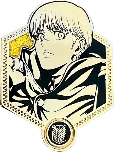 Golden Final Season Armin Arlelt - Attack on Titan Collectible Enamel Pin in Saudi Arabia