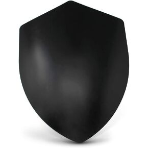 Four Point Medieval Shield Blank - 16 Gauge Steel Battle Ready - Natural - One Size in Saudi Arabia