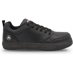 Airwalk Arena Low Top Composite Toe Men’s Industrial Work Shoes, White/Grey, Size 11, Wide, Comfortable & Light Work Shoes for Men, Electric Hazard, Slip Resistant