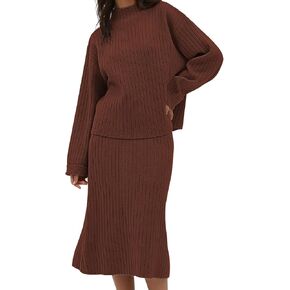 ملابس نسائية عصرية مكونة من قطعتين من CHYRII برقبة وهمية وسترة كبيرة الحجم ومجموعات تنورة وسترة ومجموعة صالة الفستان in Kuwait