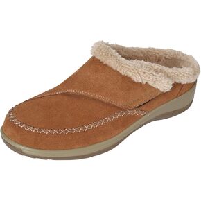 Orthofeet Women's Orthopedic Faux Fur Lined Charlotte Slippers