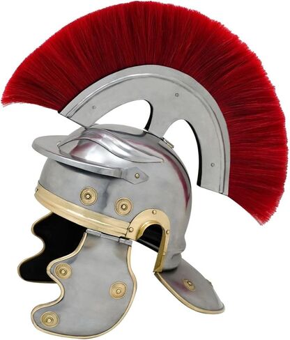 ميثروجان خوذة رومان اوفيسر سنتوريون التاريخية درع 18 جرام ستيل in Kuwait