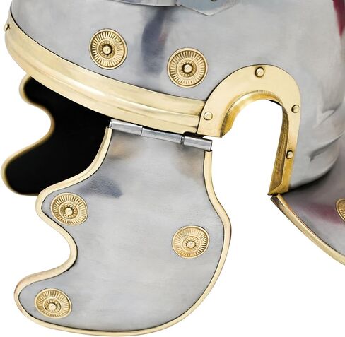 ميثروجان خوذة رومان اوفيسر سنتوريون التاريخية درع 18 جرام ستيل in Kuwait