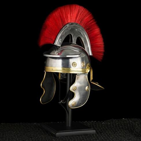 ميثروجان خوذة رومان اوفيسر سنتوريون التاريخية درع 18 جرام ستيل in Kuwait